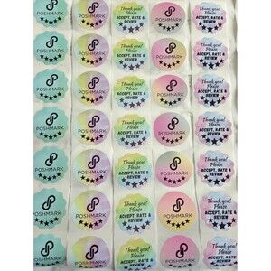 100  Thank You Stickers Poshmark Reviews